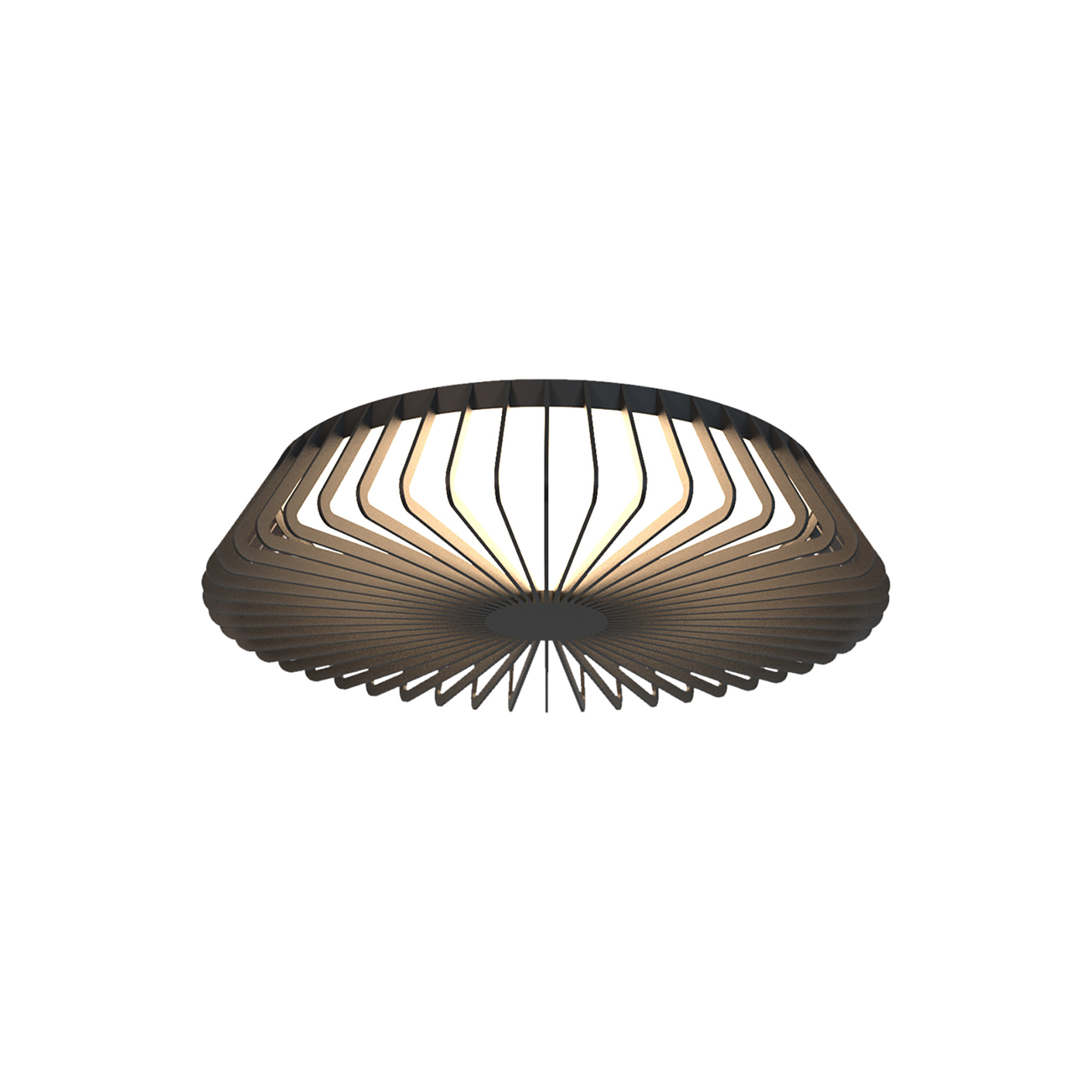M7968  Himalaya Ceiling (Light Only) Dimmable 56W LED Black